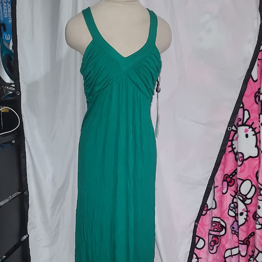 Calvin Klein Green Sleeveless Dress